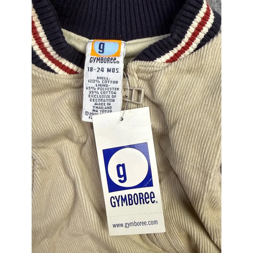 Gymboree Baby Boys Corduroy Puffer Vest Tan NWT 18 24‎ Months Pockets